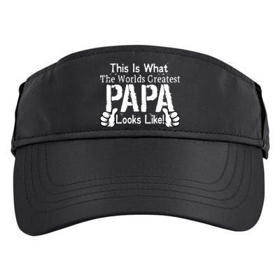 This Is What The World's Greatest Papa Looks Like Adult Drive Performance Visor