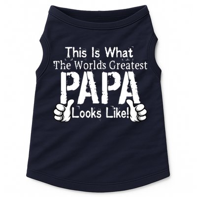 This Is What The World's Greatest Papa Looks Like Doggie Tank