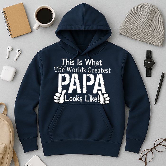 This Is What The World's Greatest Papa Looks Like Hoodie