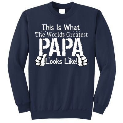 This Is What The World's Greatest Papa Looks Like Sweatshirt