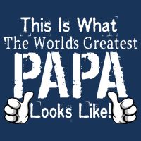 This Is What The World's Greatest Papa Looks Like Sustainable Bucket Hat