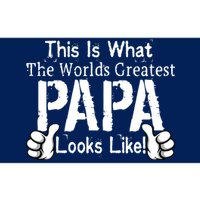 This Is What The World's Greatest Papa Looks Like Bumper Sticker