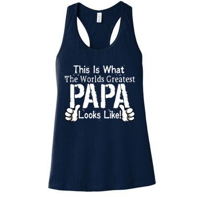 This Is What The World's Greatest Papa Looks Like Womens Tank Top