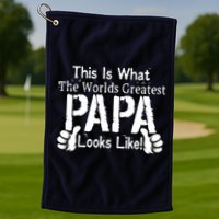 This Is What The World's Greatest Papa Looks Like Golf Towel