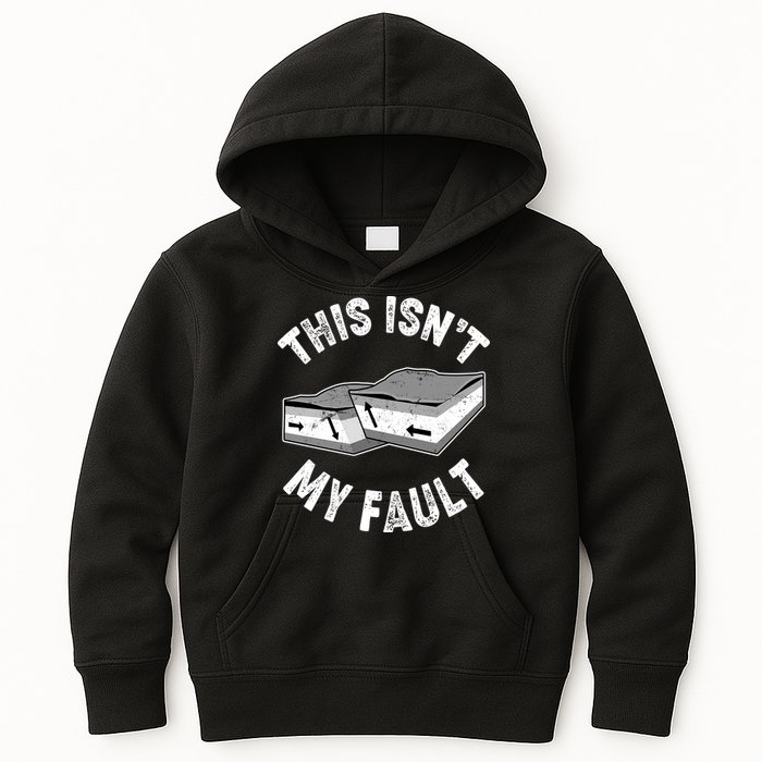 This Isn't My Fault Funny Geology Kids Hoodie