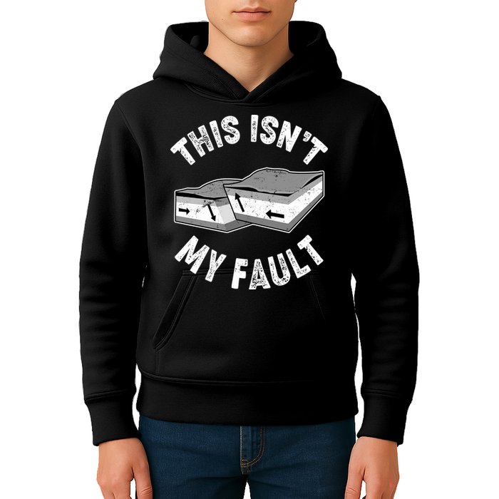 This Isn't My Fault Funny Geology Kids Hoodie