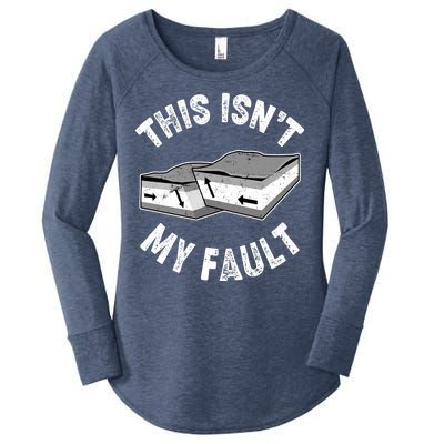 This Isn't My Fault Funny Geology Women's Perfect Tri Tunic Long Sleeve Shirt