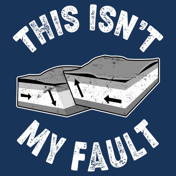 This Isn't My Fault Funny Geology Infant Baby Jersey Bodysuit