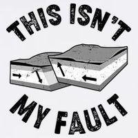 This Isn't My Fault Funny Geology Garment-Dyed Sweatshirt