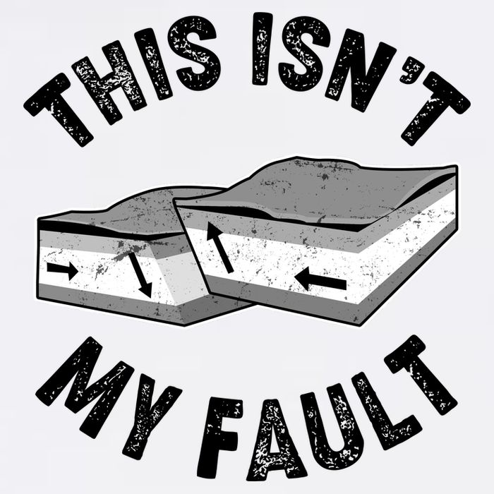 This Isn't My Fault Funny Geology Garment-Dyed Sweatshirt