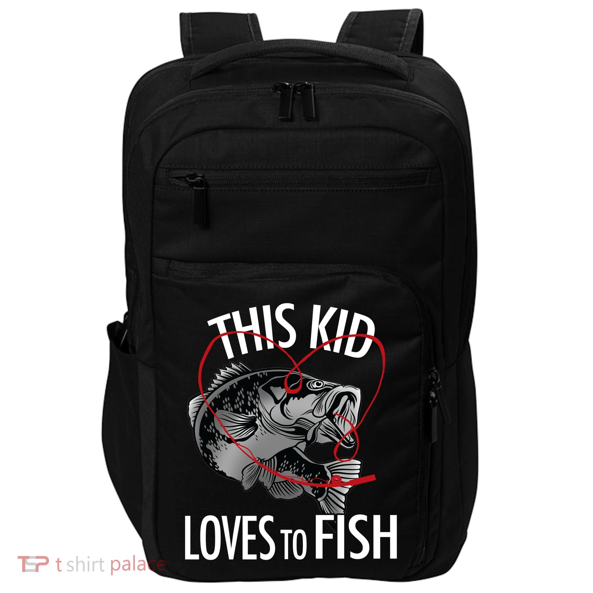 This Kid Loves To Fish Impact Tech Backpack