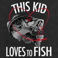 This Kid Loves To Fish Adult Drive Performance Visor
