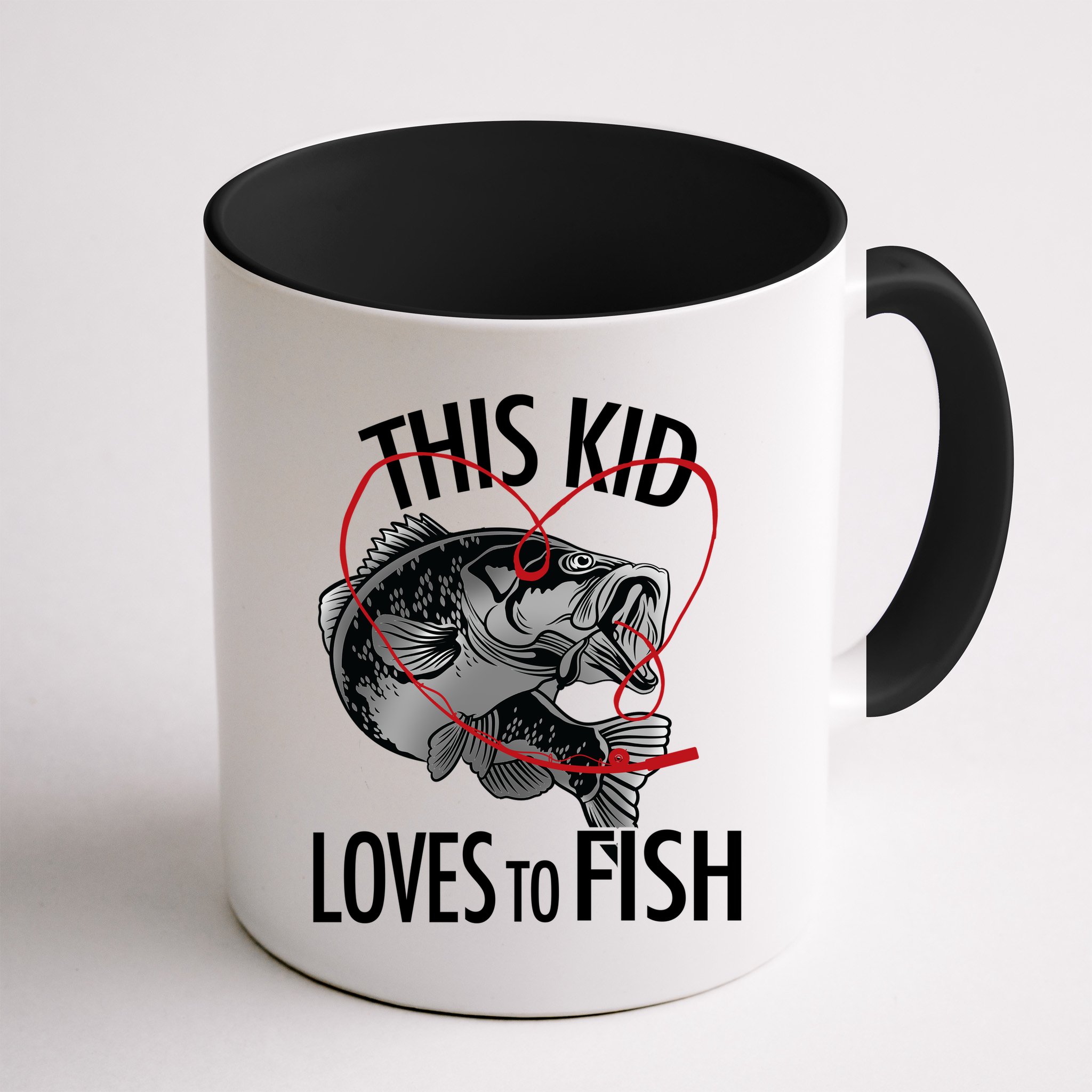 This Kid Loves To Fish Mug