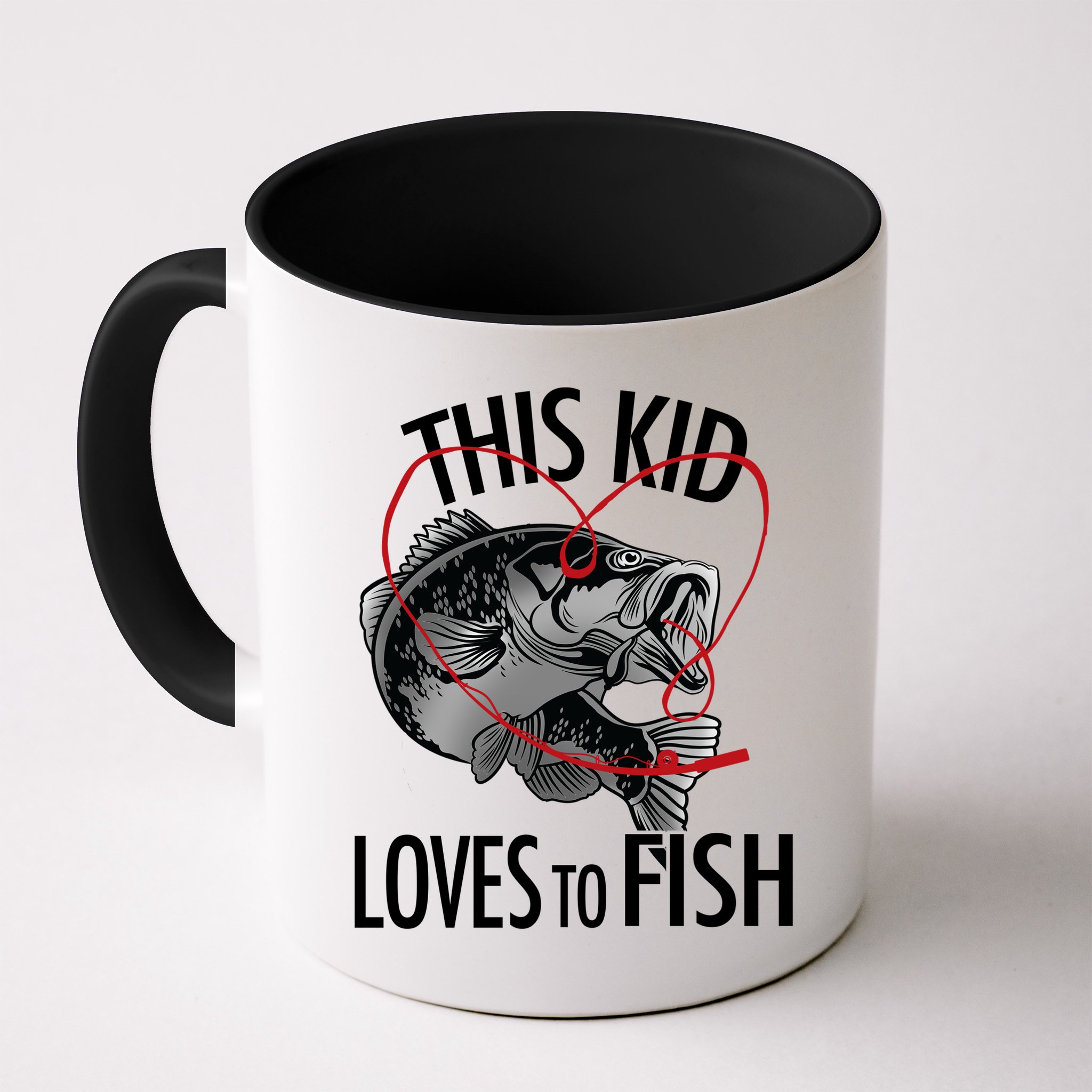 This Kid Loves To Fish Mug