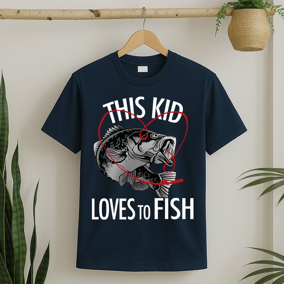 This Kid Loves To Fish T-Shirt