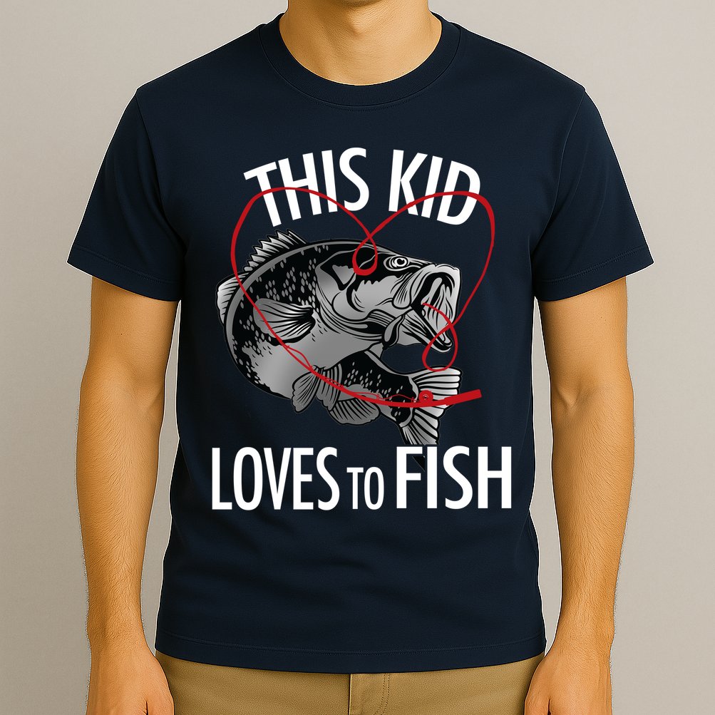 This Kid Loves To Fish T-Shirt