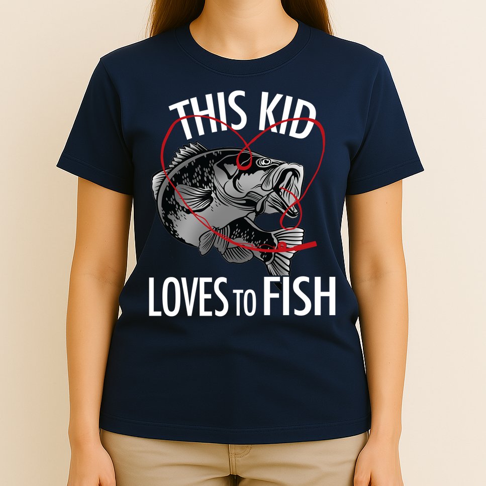 This Kid Loves To Fish T-Shirt