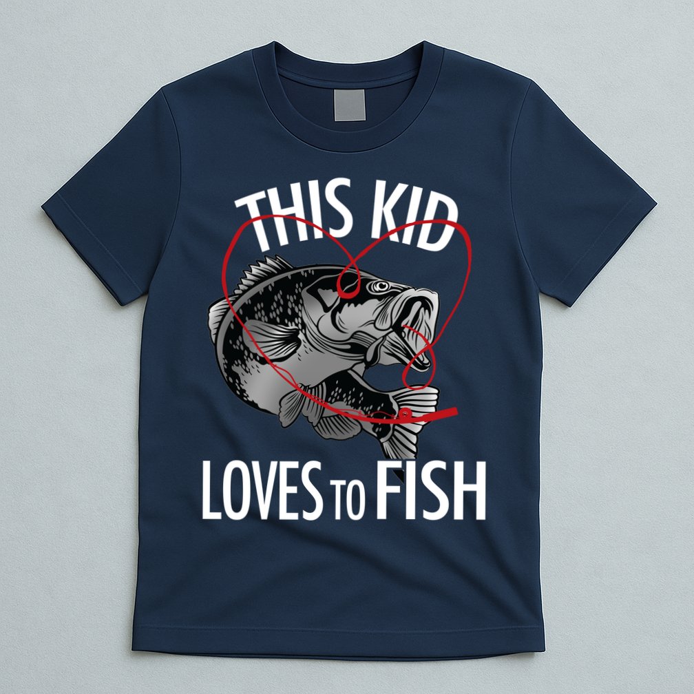 This Kid Loves To Fish T-Shirt