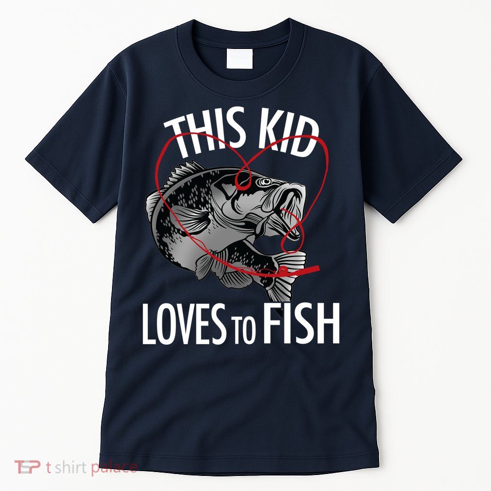 This Kid Loves To Fish Tall T-Shirt