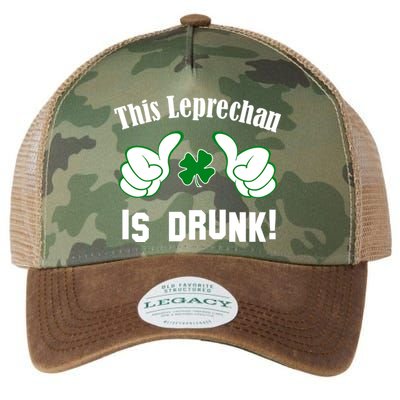 This Leprechaun Is Drunk Legacy Tie Dye Trucker Hat