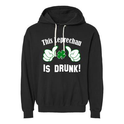 This Leprechaun Is Drunk Garment-Dyed Fleece Hoodie