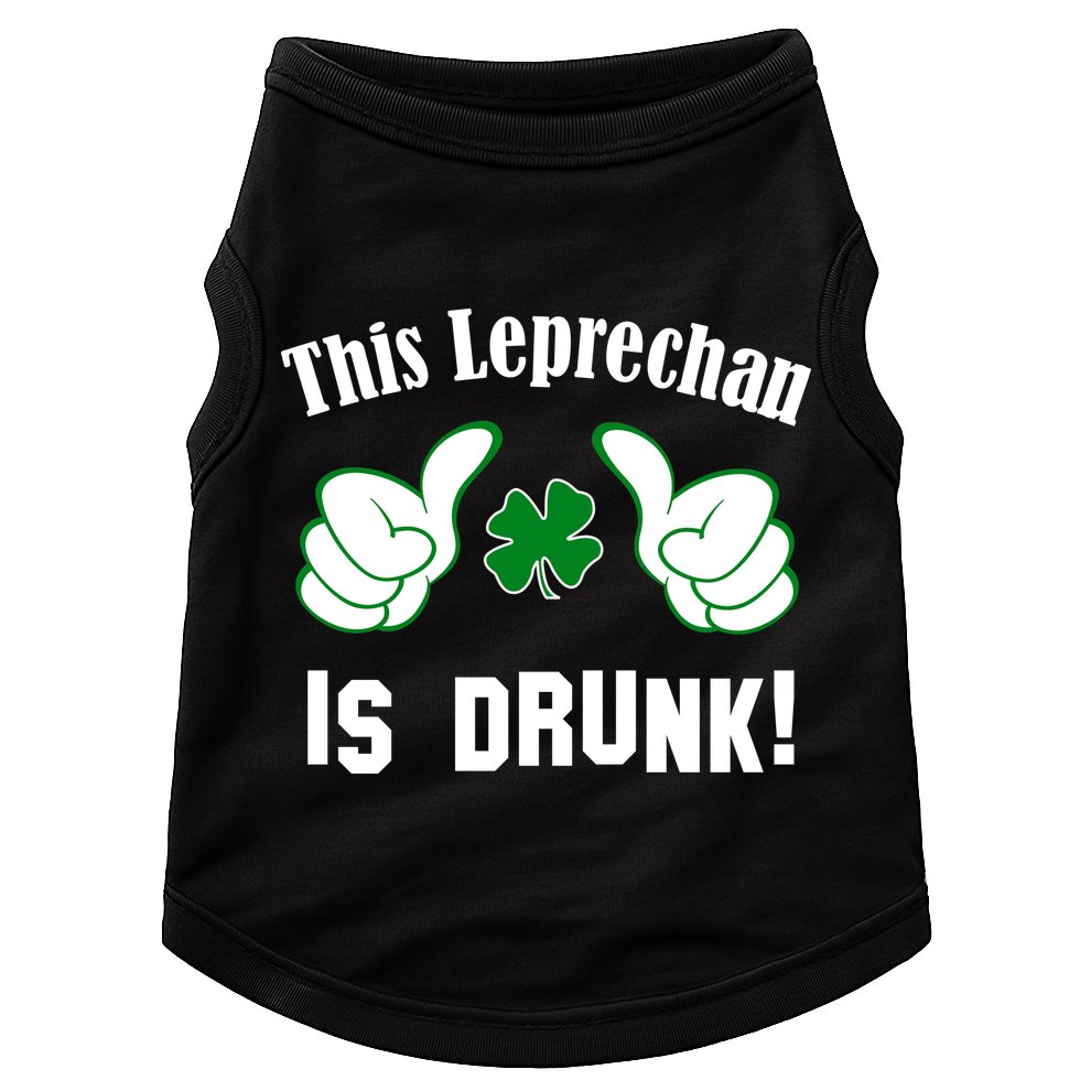 This Leprechaun Is Drunk Doggie Tank
