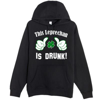 This Leprechaun Is Drunk Premium Pullover Hoodie