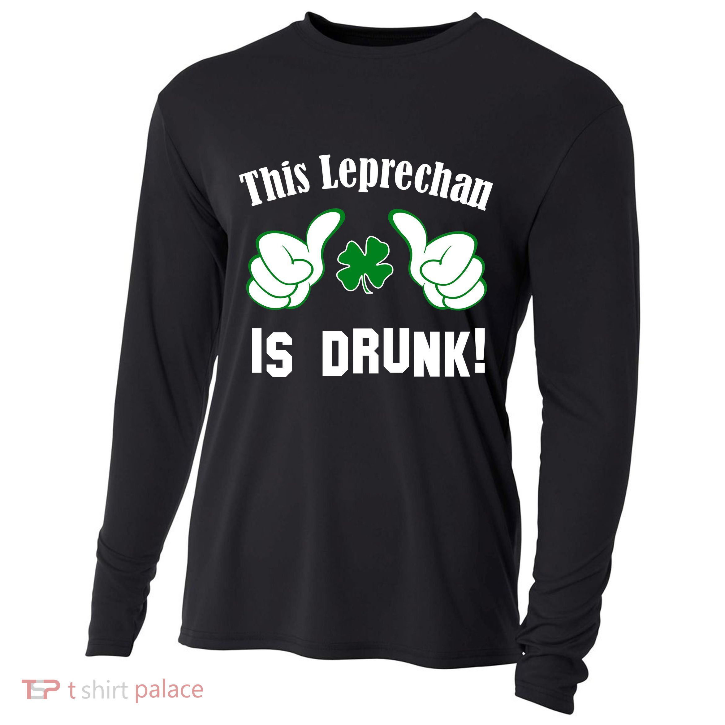This Leprechaun Is Drunk Cooling Performance Long Sleeve Crew