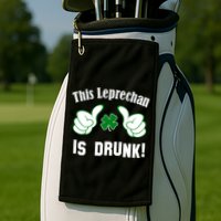 This Leprechaun Is Drunk Golf Towel