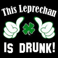 This Leprechaun Is Drunk Crop Top