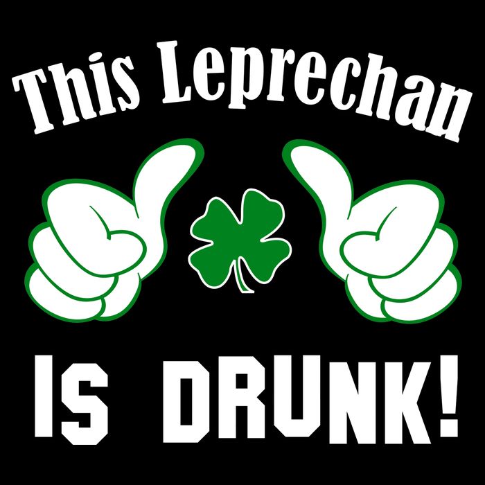 This Leprechaun Is Drunk Crop Top