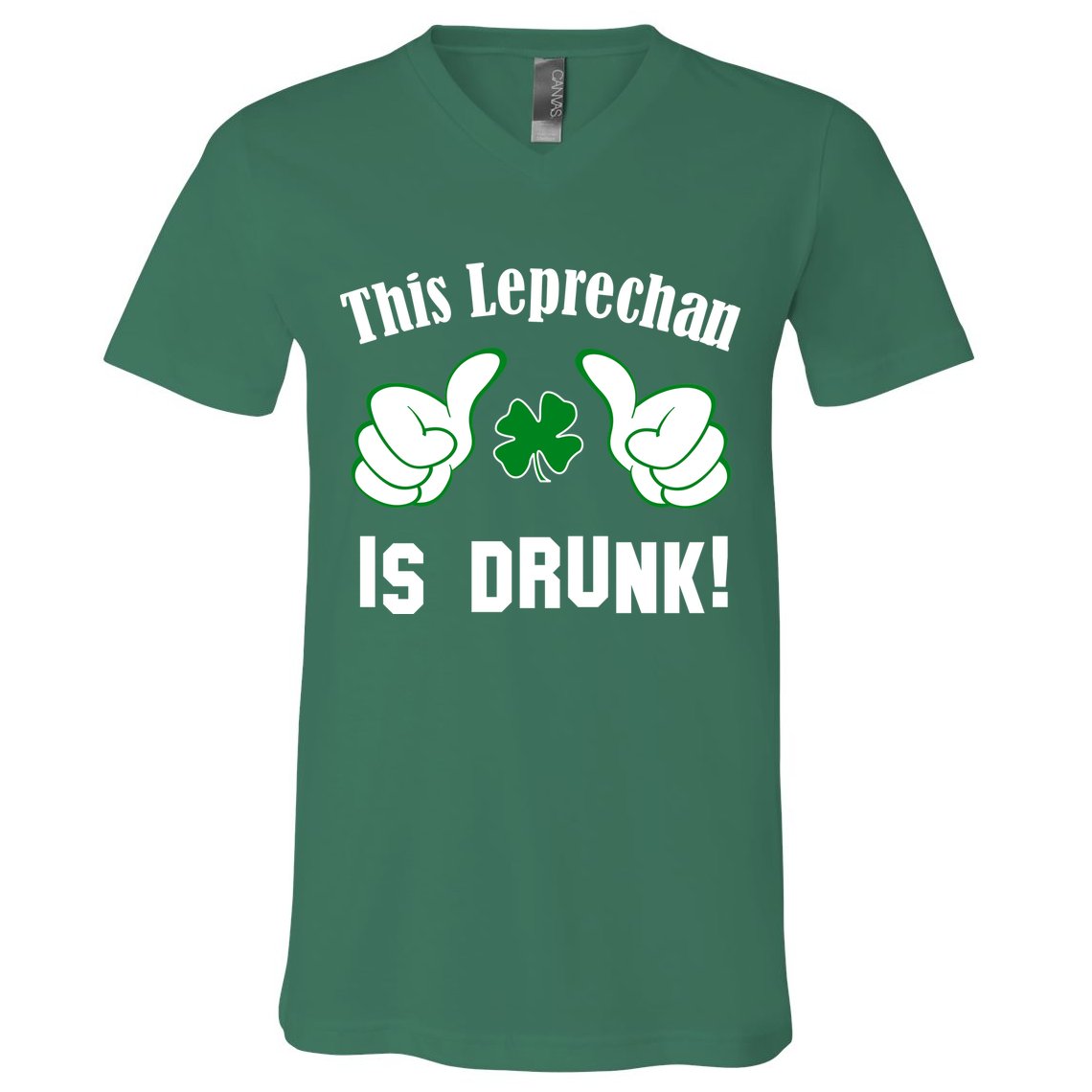This Leprechaun Is Drunk V-Neck T-Shirt