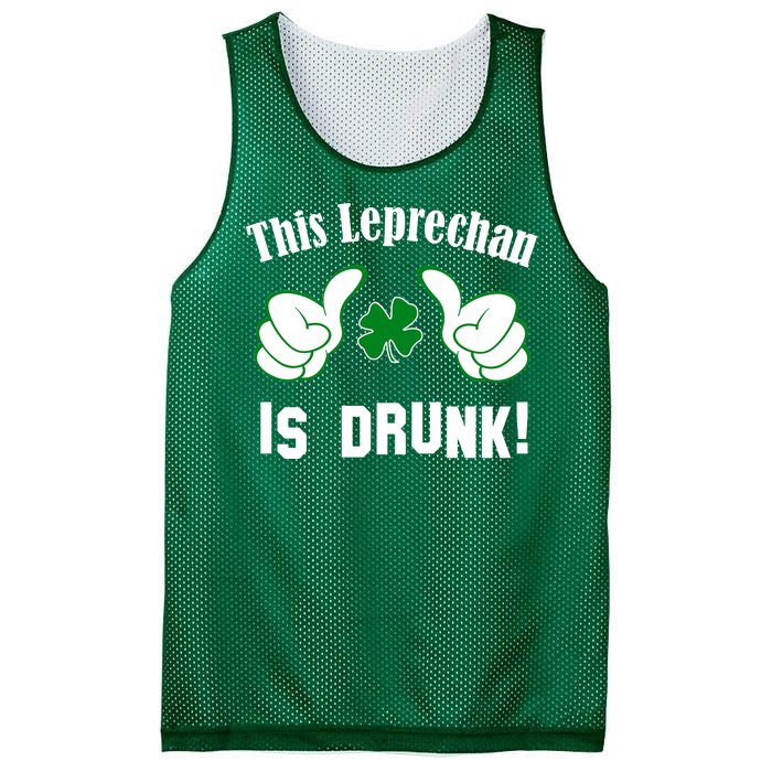 This Leprechaun Is Drunk Mesh Reversible Basketball Jersey Tank