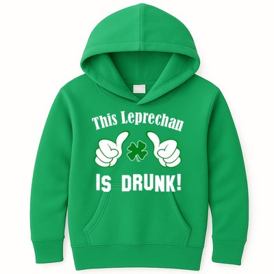This Leprechaun Is Drunk Kids Hoodie