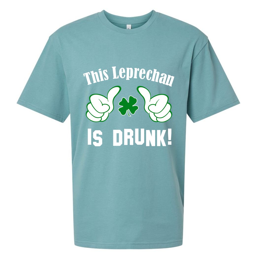 This Leprechaun Is Drunk Sueded Cloud Jersey T-Shirt