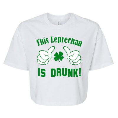 This Leprechaun Is Drunk Bella+Canvas Jersey Crop Tee