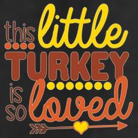 This Little Turkey Is So Loved Adult Drive Performance Visor