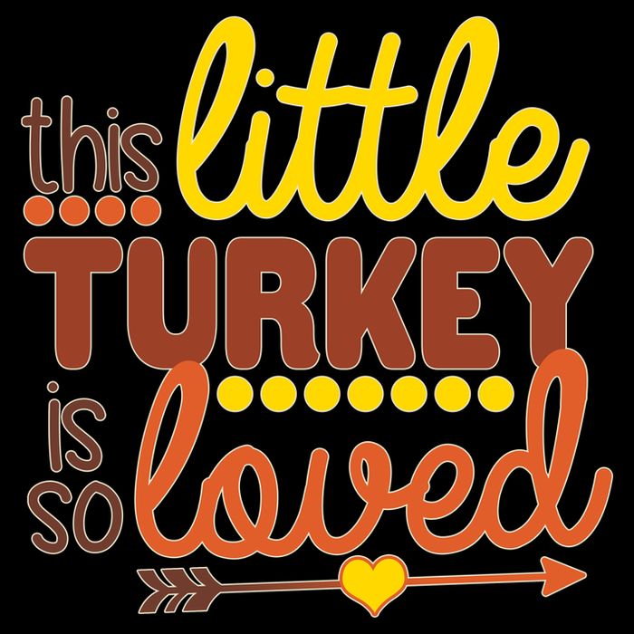 This Little Turkey Is So Loved Wool Snapback Cap