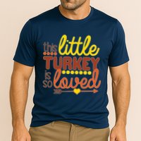 This Little Turkey Is So Loved Cooling Performance Crew T-Shirt