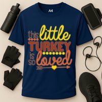This Little Turkey Is So Loved Cooling Performance Crew T-Shirt