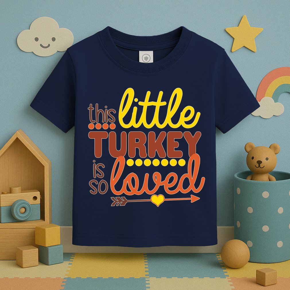 This Little Turkey Is So Loved Toddler T-Shirt