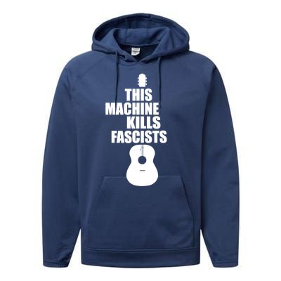 This Machine Kills Facists Performance Fleece Hoodie