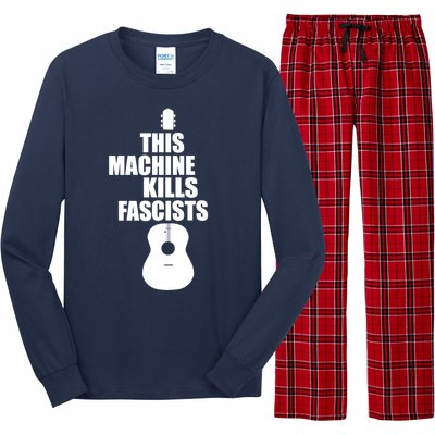 This Machine Kills Facists Long Sleeve Pajama Set