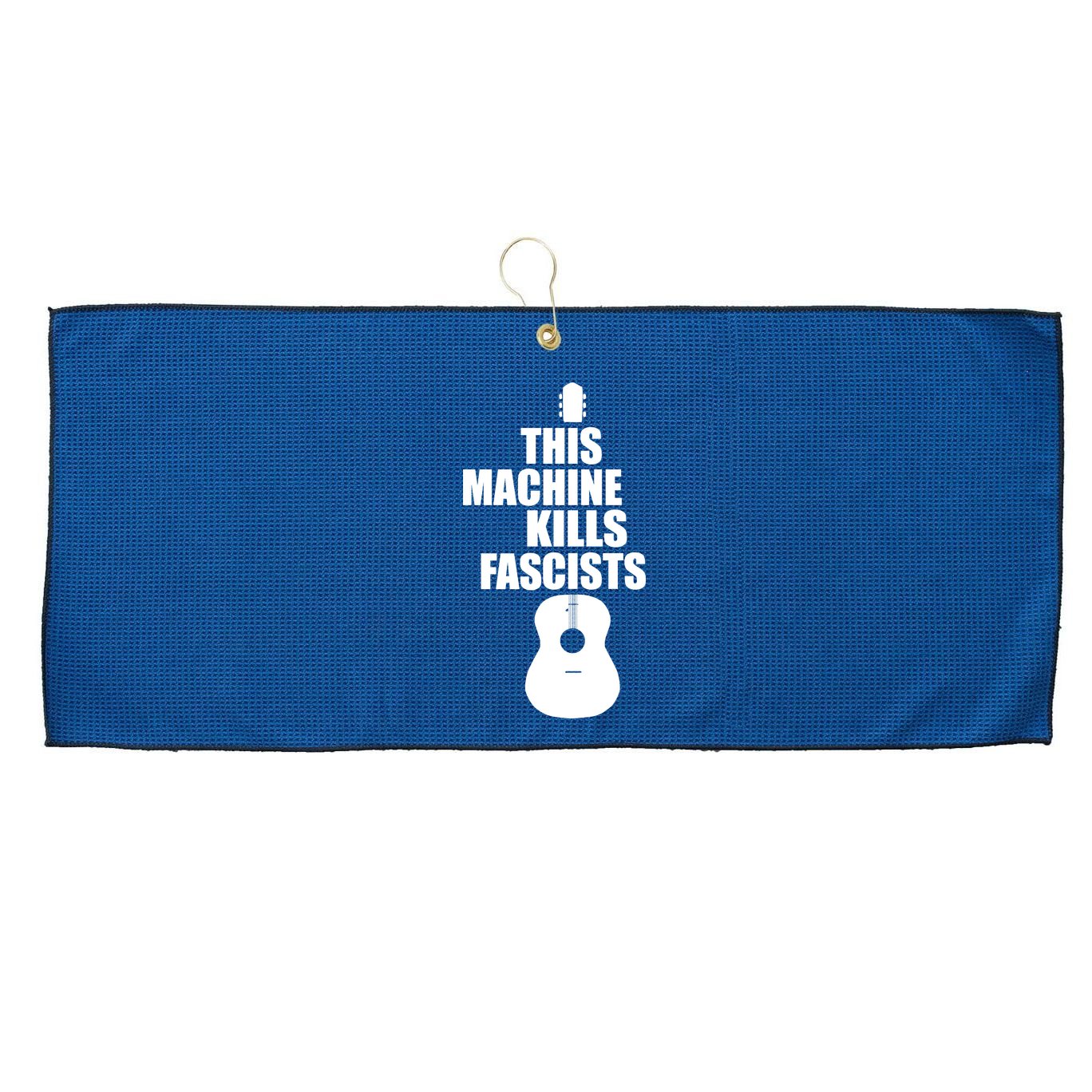 This Machine Kills Facists Large Microfiber Waffle Golf Towel