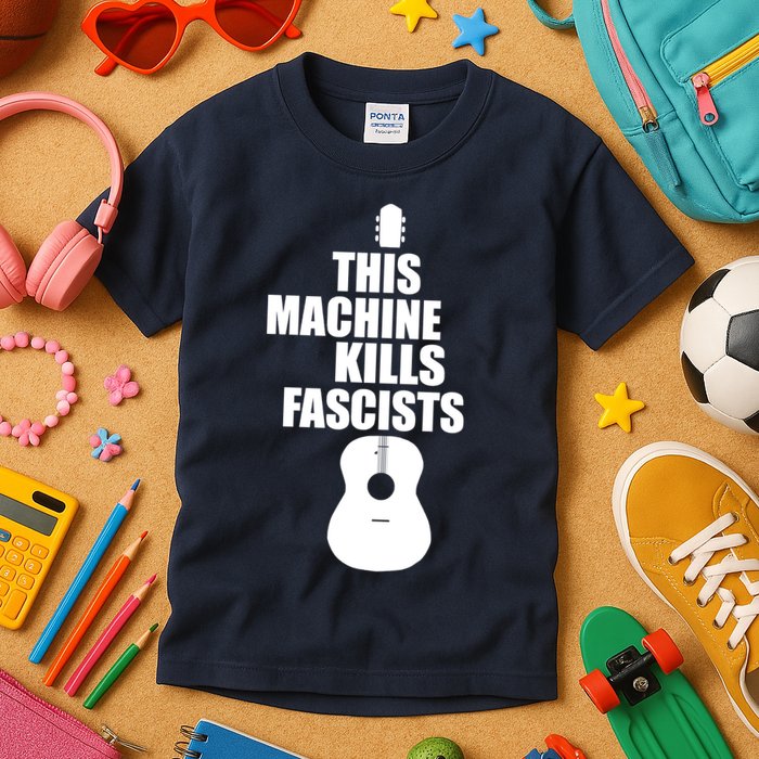 This Machine Kills Facists Kids T-Shirt