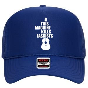 This Machine Kills Facists High Crown Mesh Back Trucker Hat