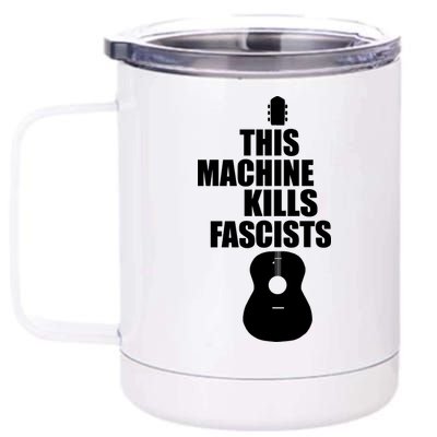 This Machine Kills Facists 12 oz Stainless Steel Tumbler Cup