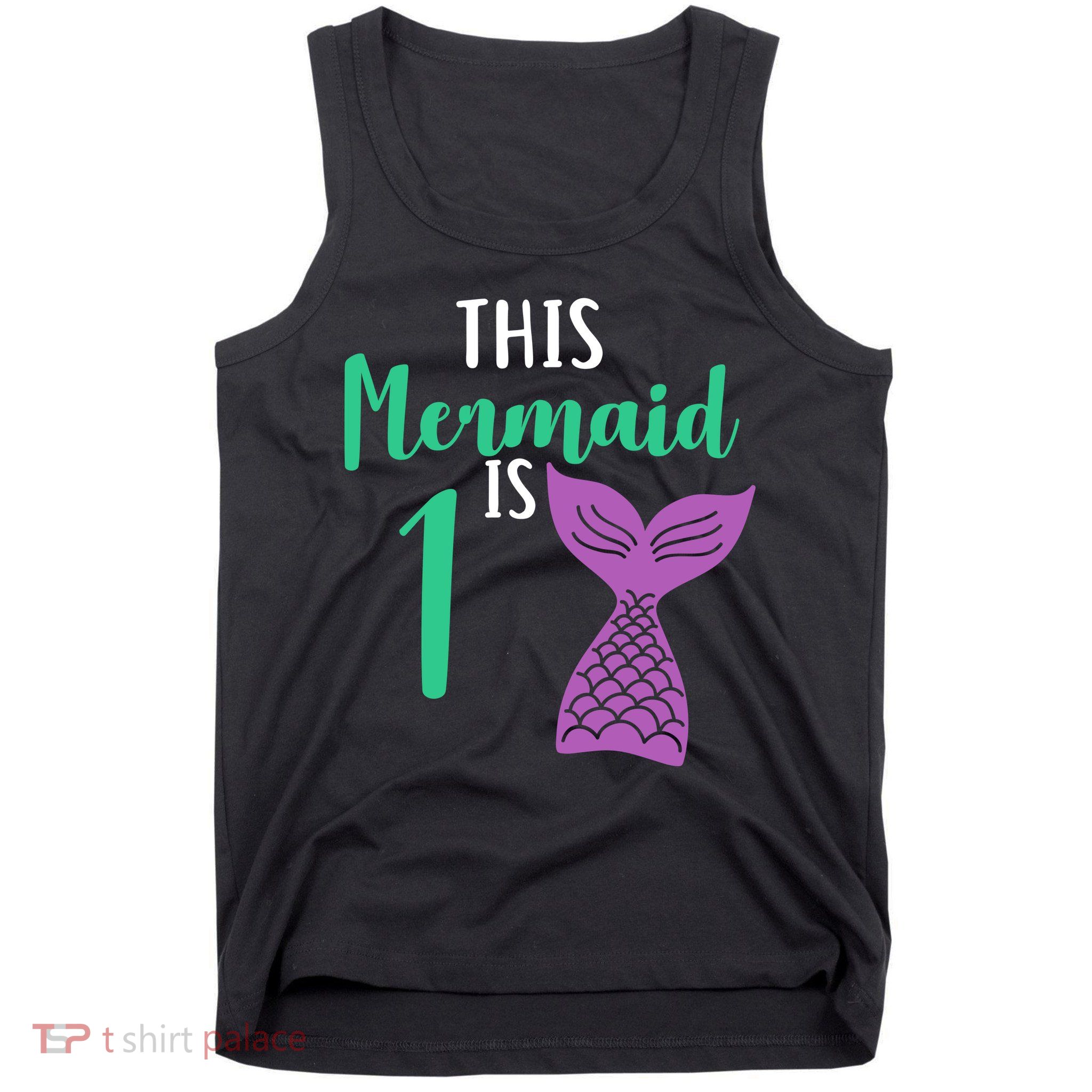 This Mermaid Is 1 Years Old Birthday Tank Top