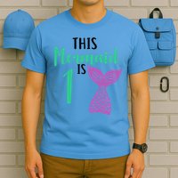 This Mermaid Is 1 Years Old Birthday T-Shirt