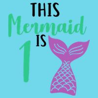 This Mermaid Is 1 Years Old Birthday T-Shirt